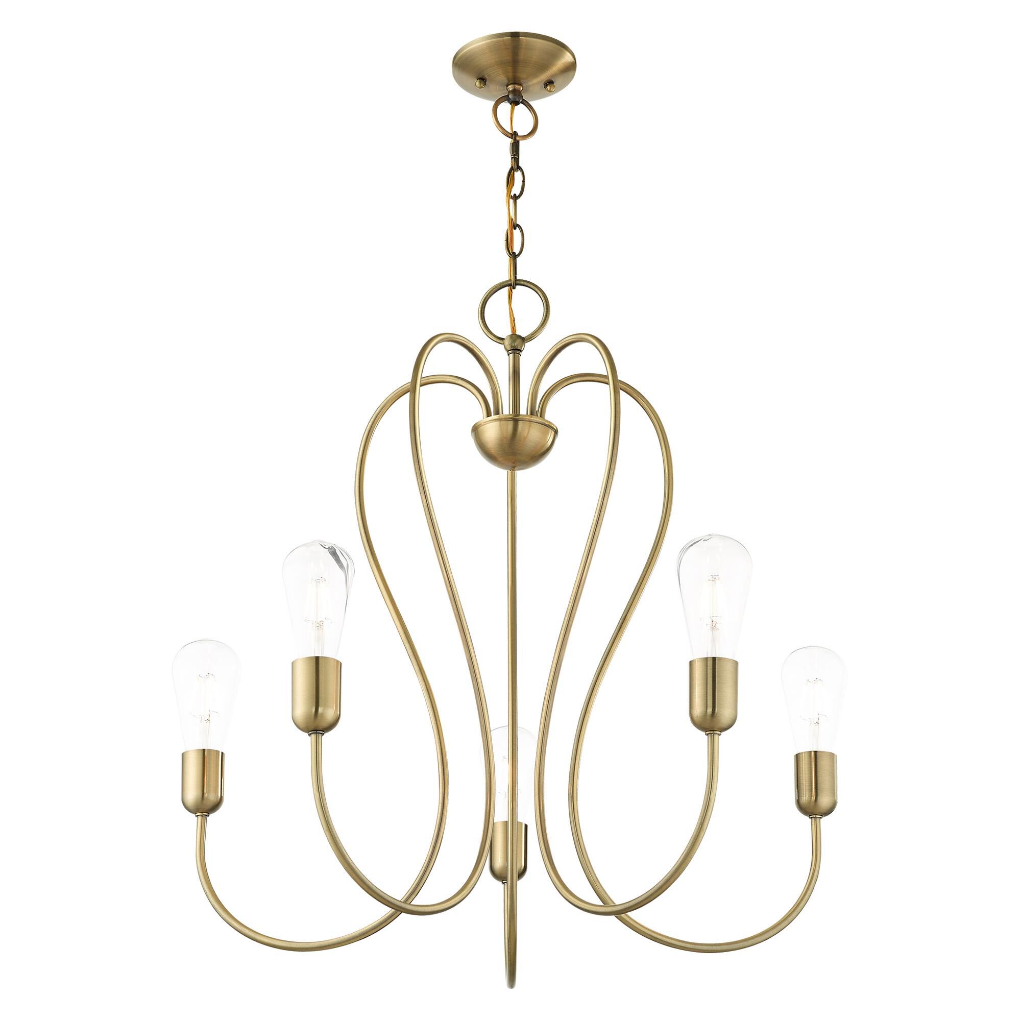 Shown in Antique Brass finish