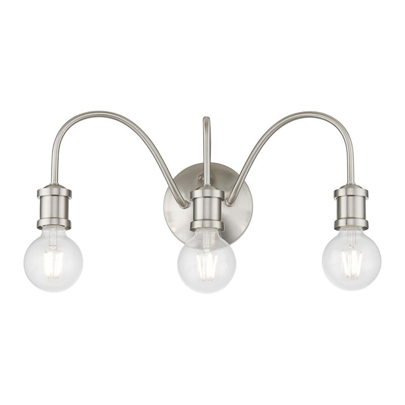 Lansdale 19 Inch 3 Light Bath Vanity Light by Livex Lighting