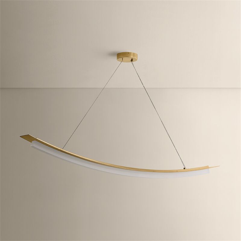Kaguya 60 Inch Linear Chandelier by Sonneman