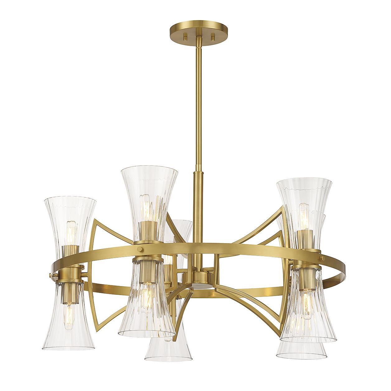 Bennington 30 Inch 10 Light Chandelier by Savoy House