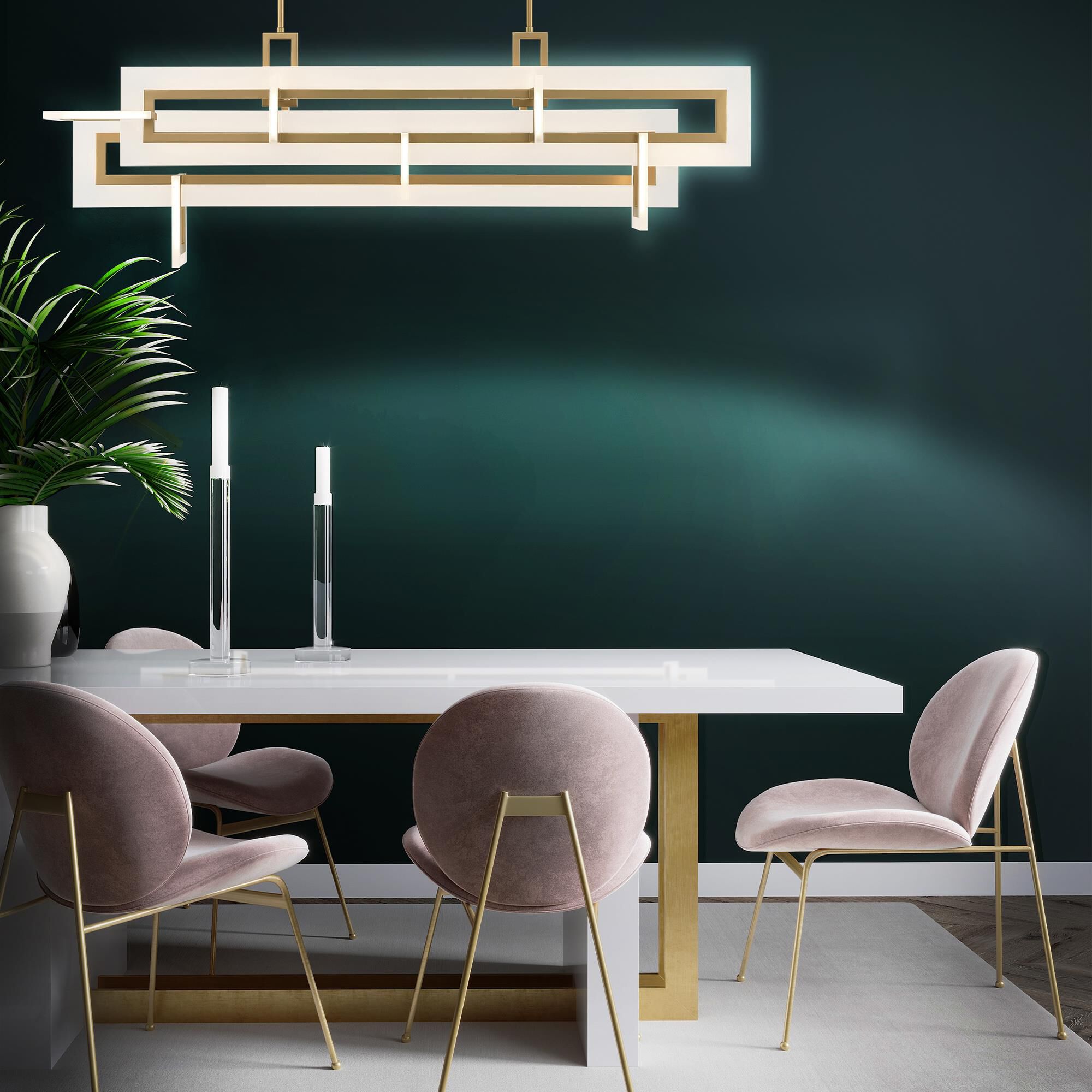 Inizio 55 Inch Linear Chandelier,