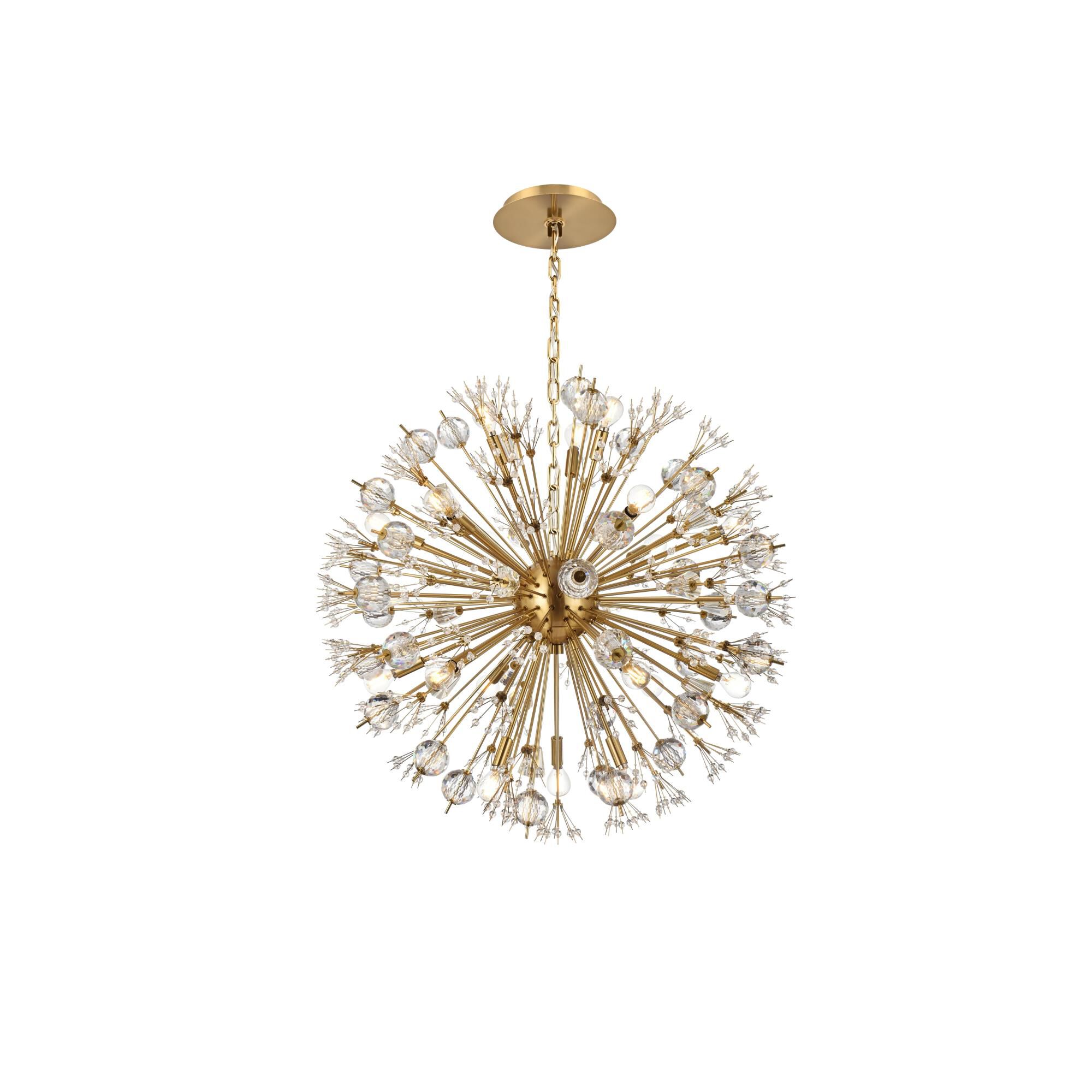 Vera 32 Inch Large Pendant by Elegant Lighting