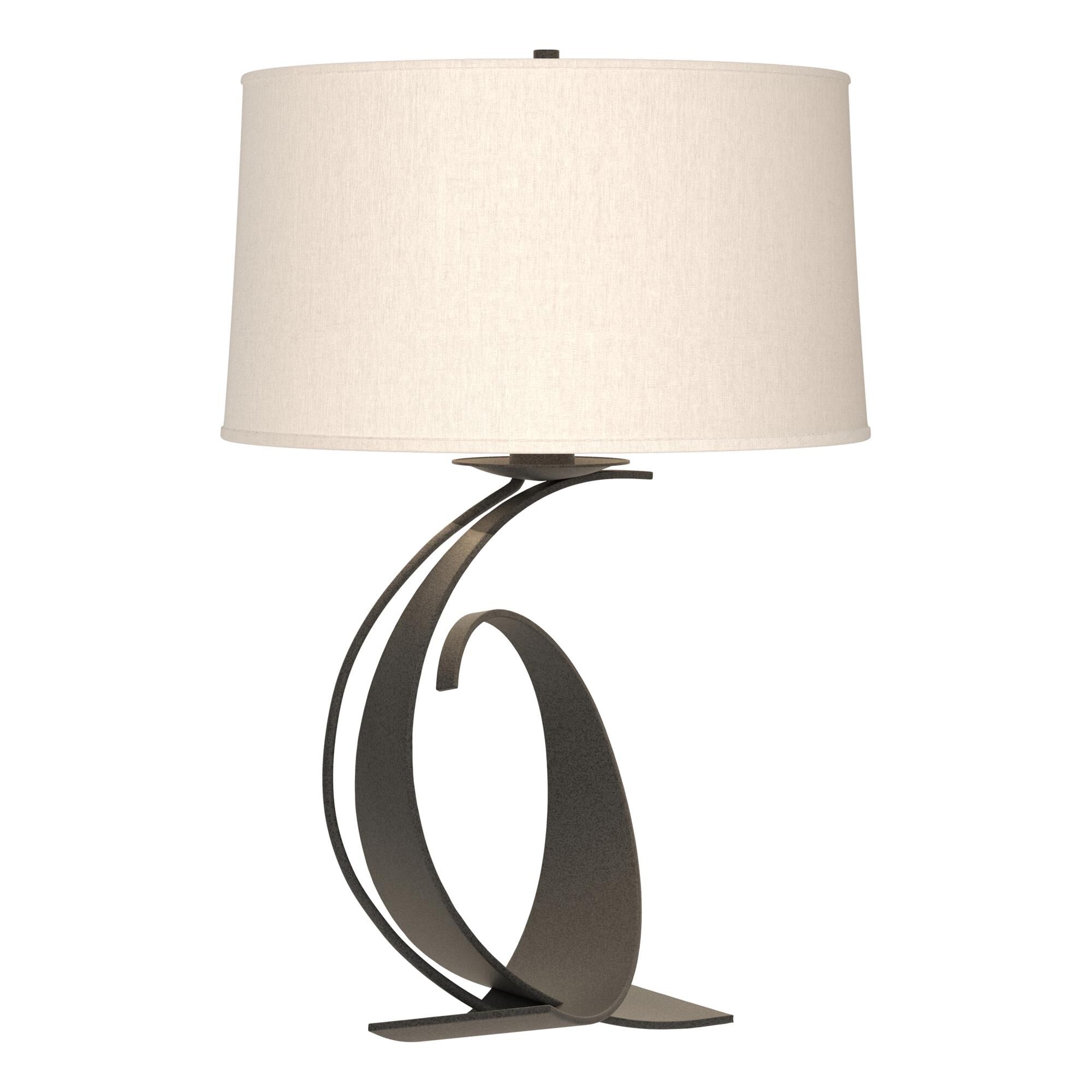 Shown in Natural Iron finish and Flax shade