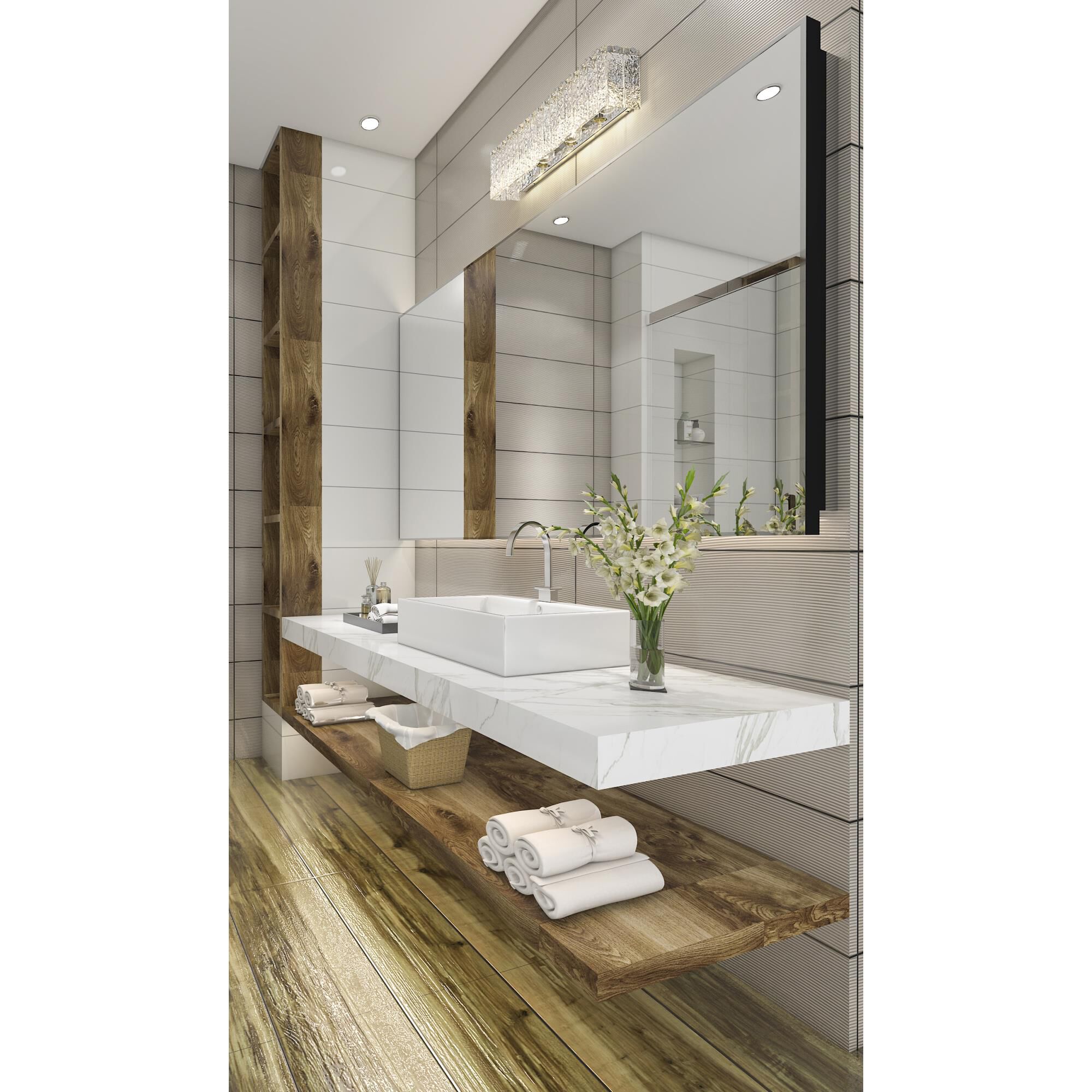 Glacier 31 Inch Bath Vanity Light by Z Lite