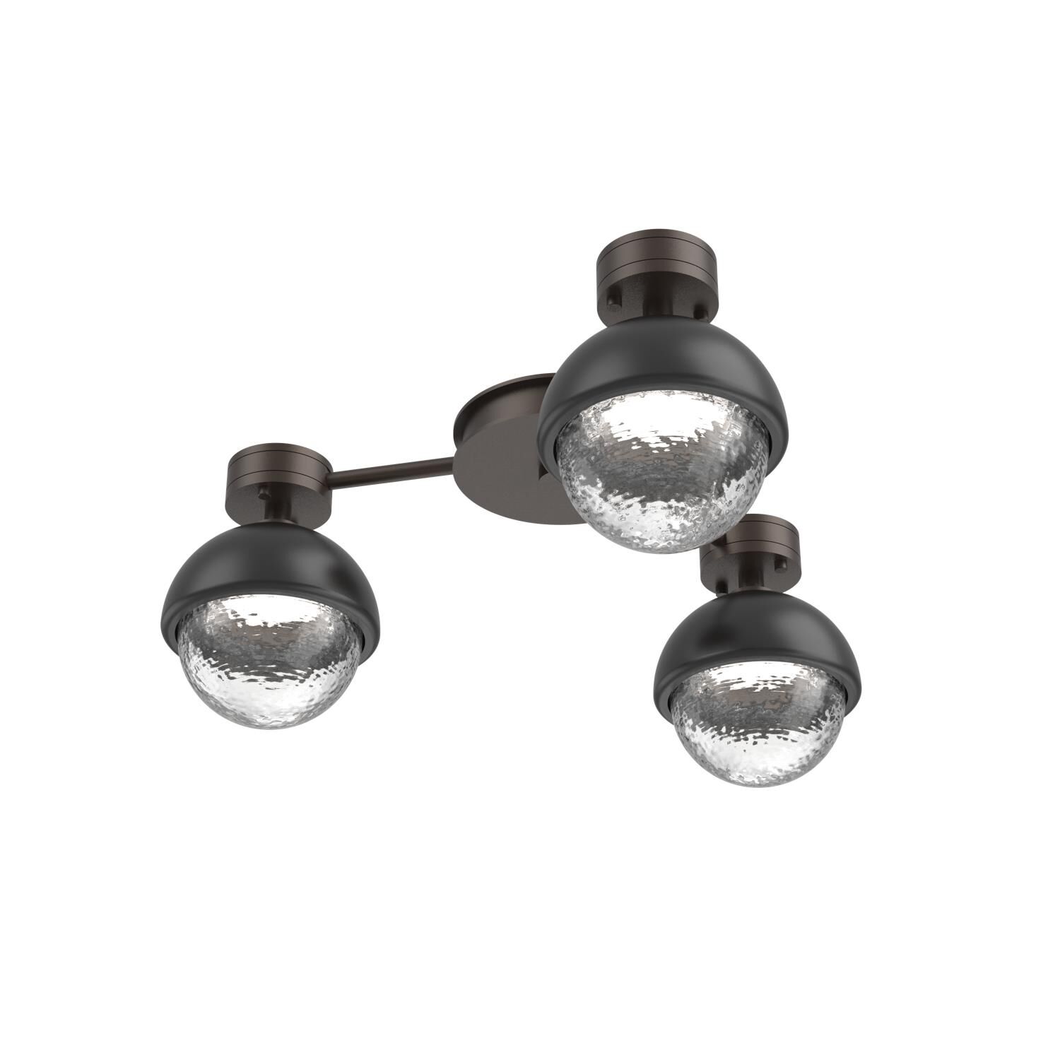 Levi Wilson Cabochon 23 Inch Flush Mount by Hammerton Studio