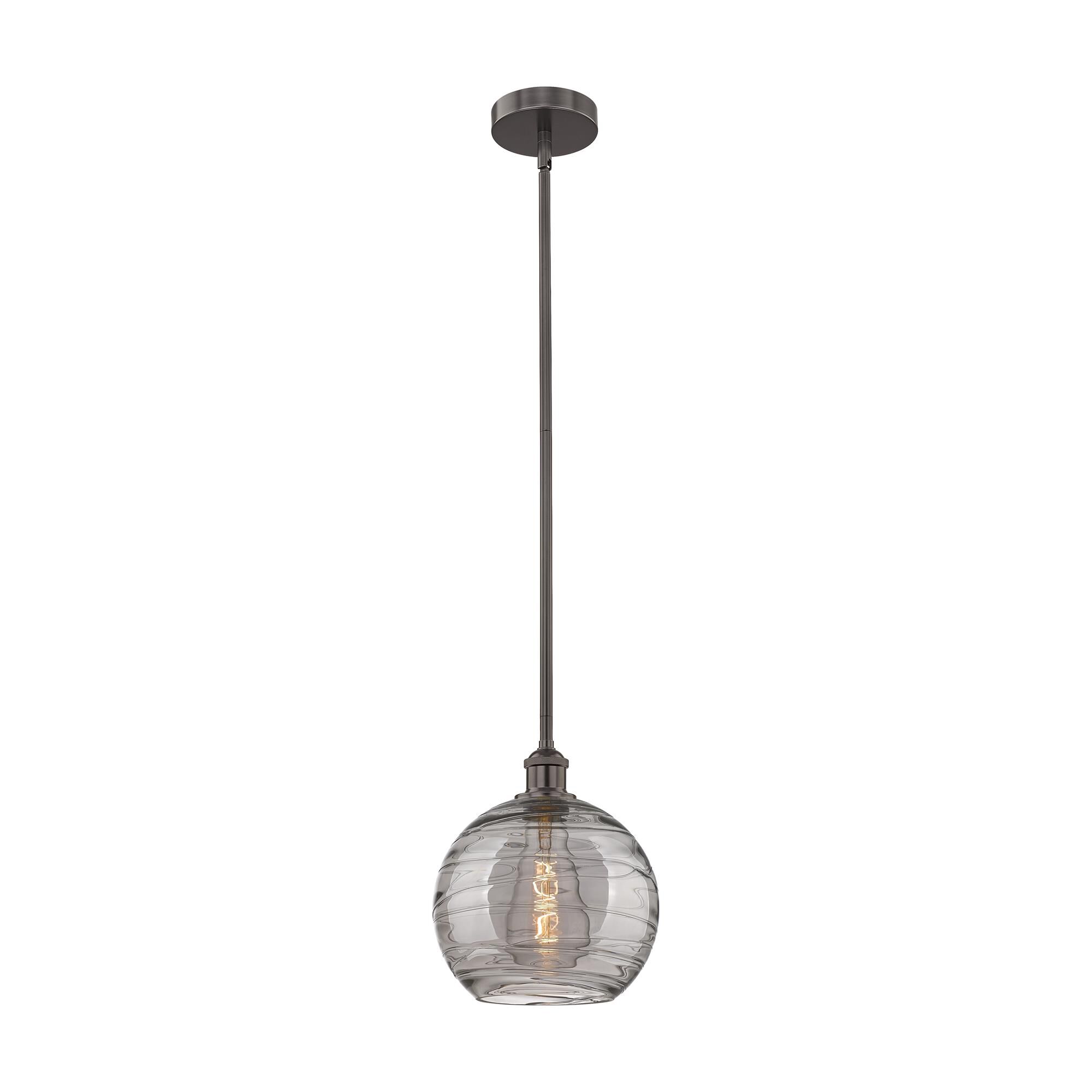 Bruno Marashlian Athens Deco Swirl 10 Inch Mini Pendant by Innovations Lighting