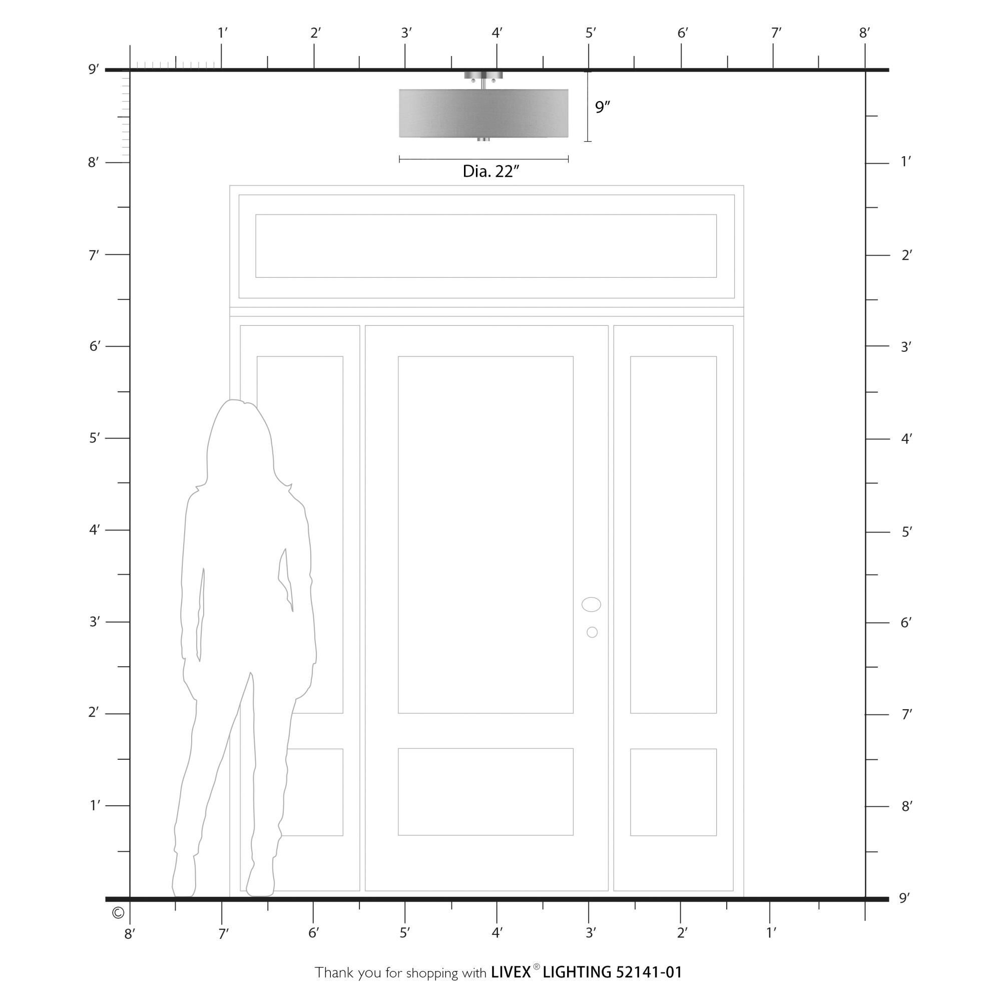 Shown in Antique Brass finish and Hand Crafted Oatmeal Color Fabric with White Color Inside shade
