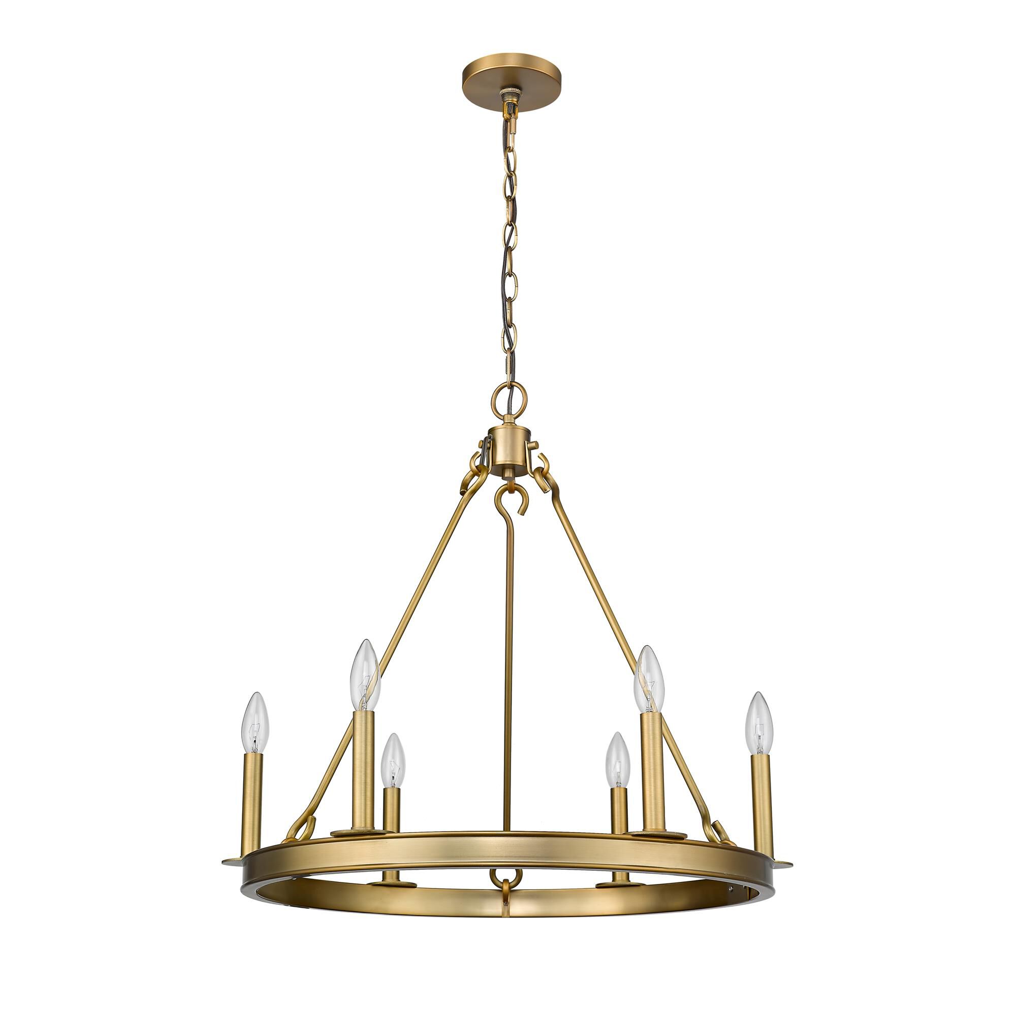 Barclay 25 Inch 6 Light Chandelier by Z-Lite