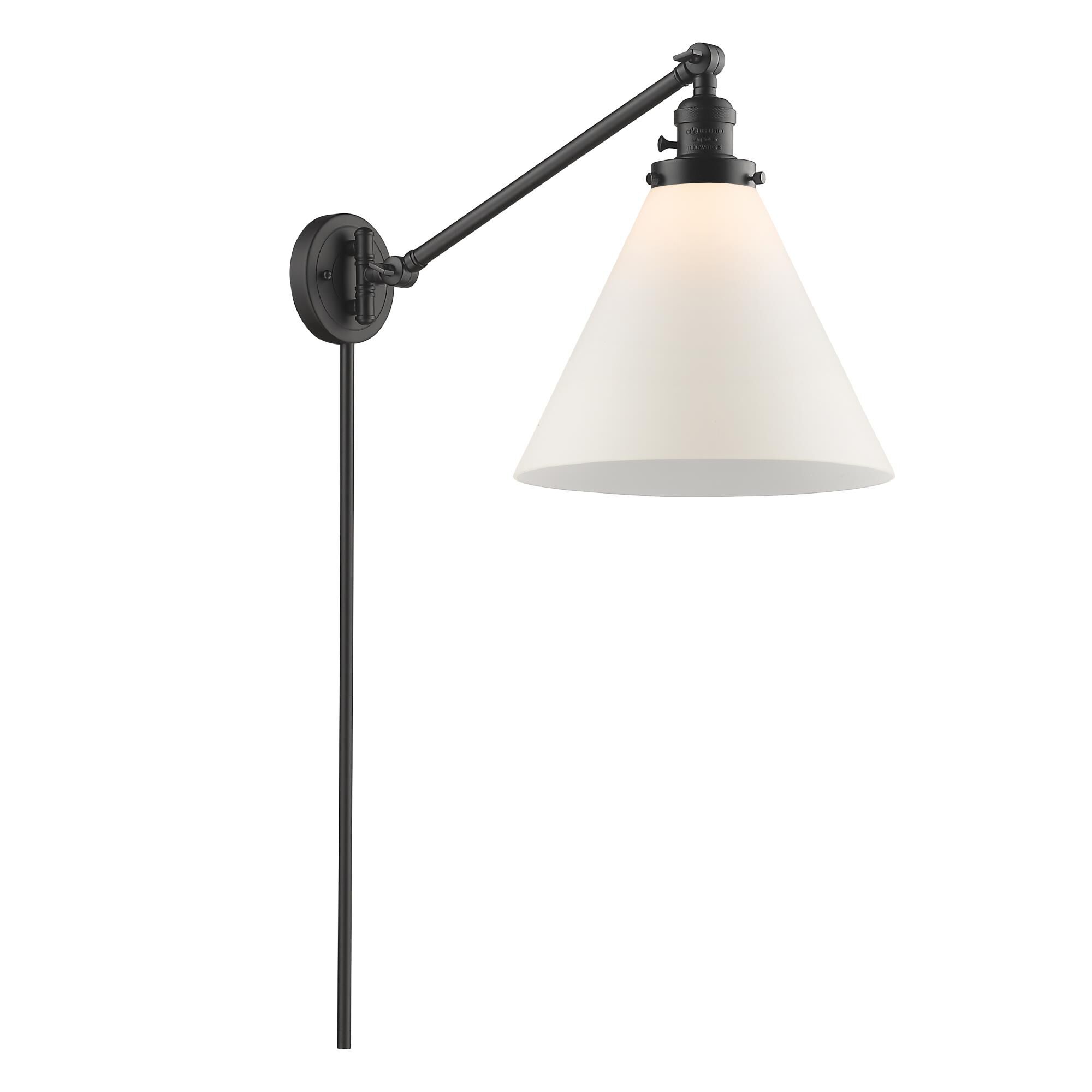 Bruno Marashlian Cone Wall Swing Lamp by Innovations Lighting