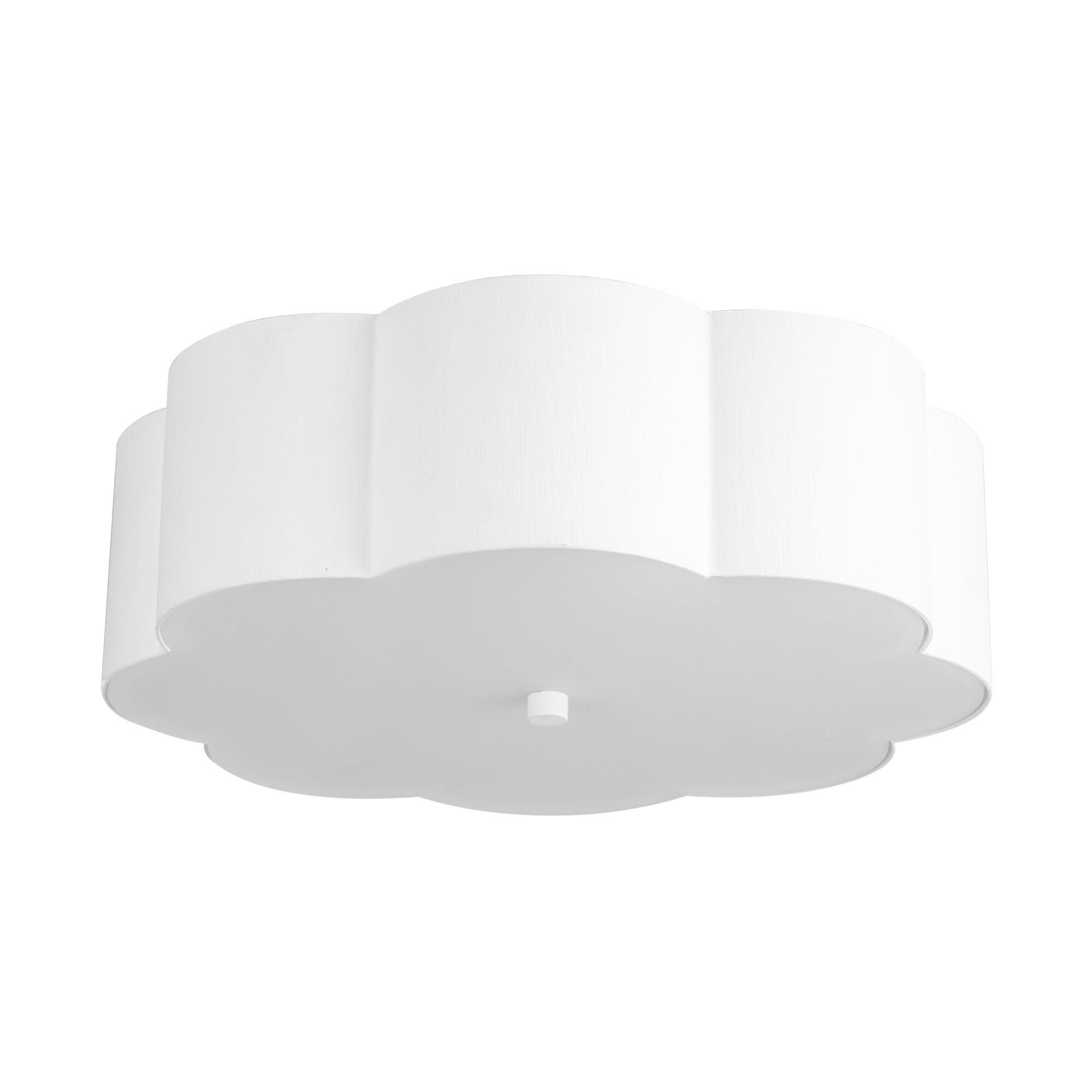 Hae Jung Roe Blossom 14 Inch 3 Light Flush Mount,