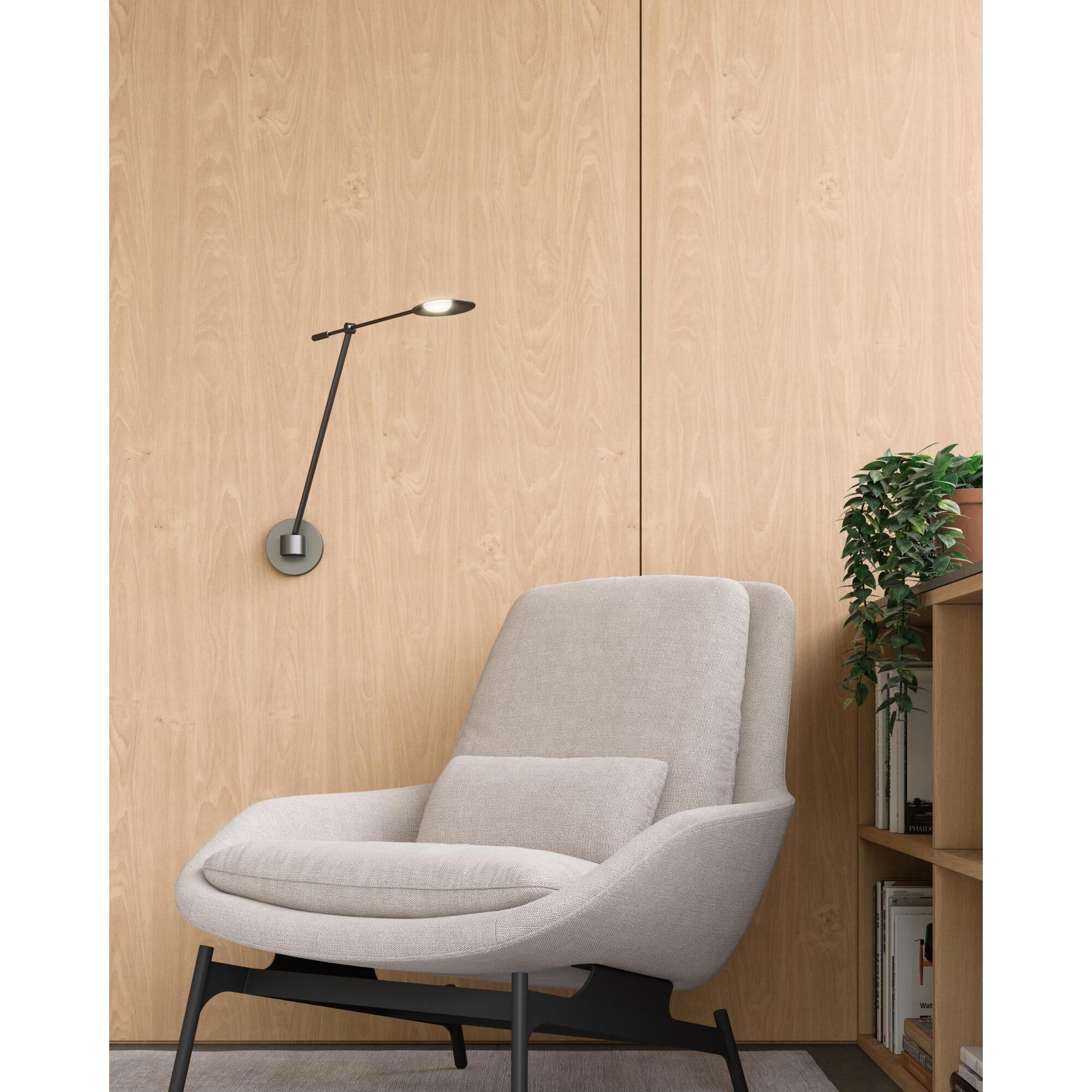 Shown in Black finish and Frosted Acrylic glass