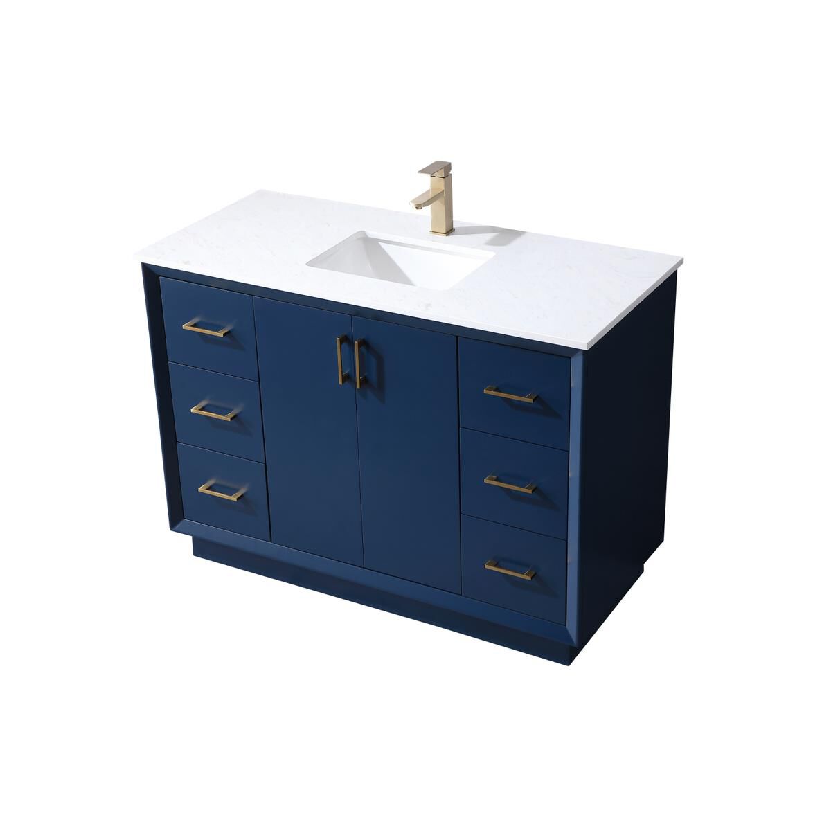 Shown in Blue finish