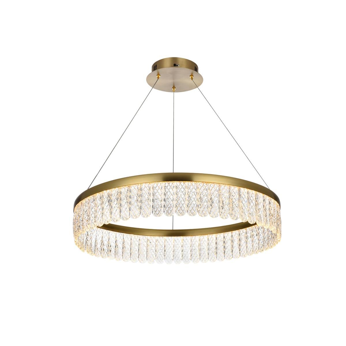 Rune 24 Inch Chandelier by Elegant Lighting