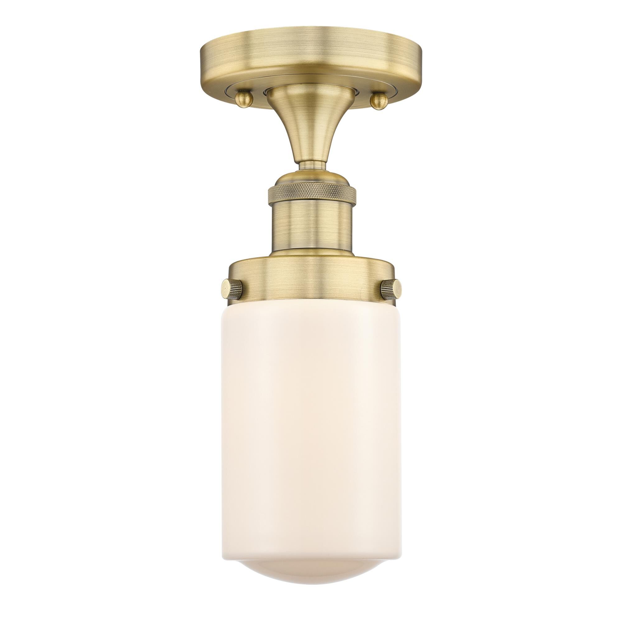 Bruno Marashlian Dover 6 Inch 1 Light Semi Flush Mount by Innovations Lighting