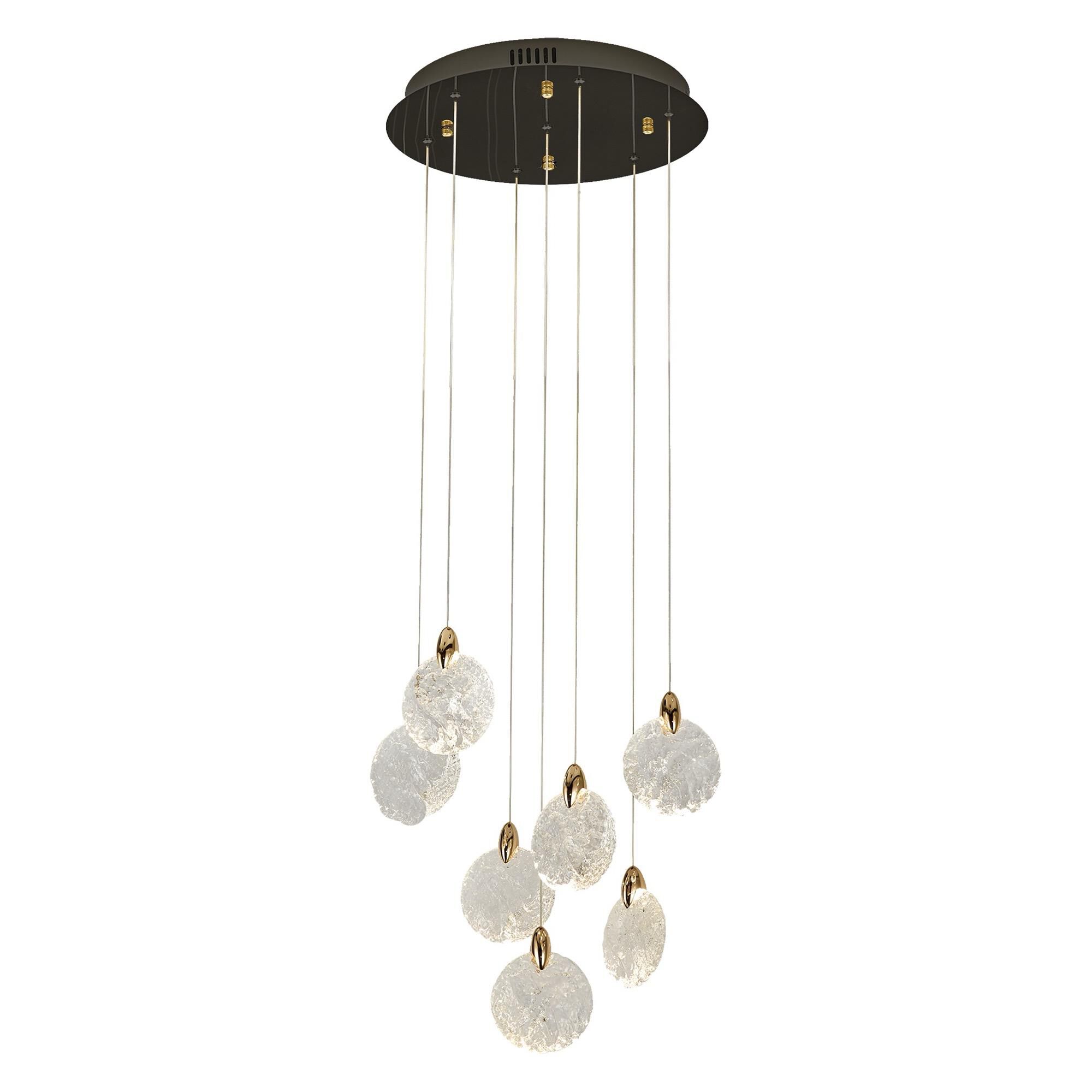 Snowflake 16 Inch Multi Light Pendant by Artcraft