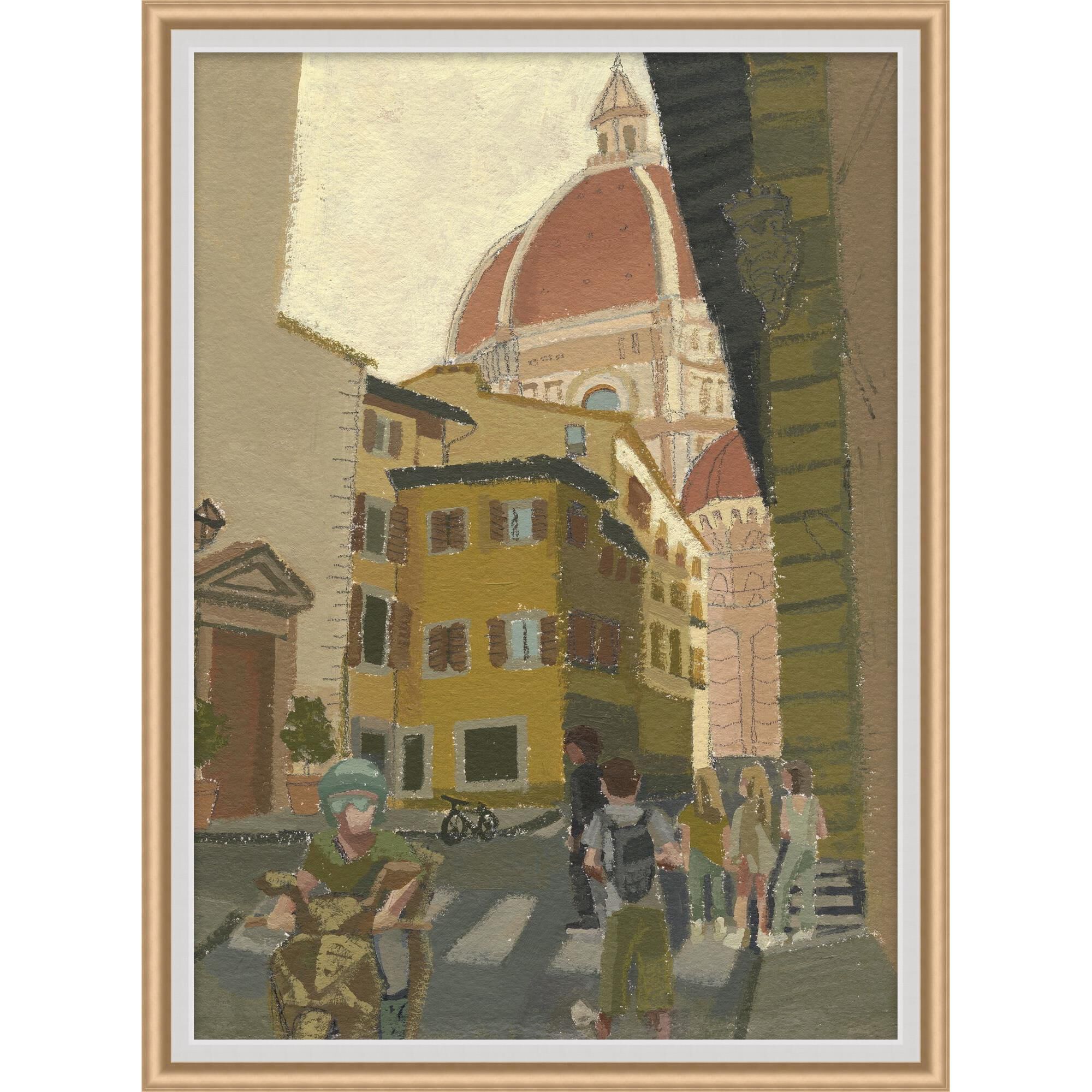 Katherine Corden Olive Roads Lead To Rome Print by LEVEL57