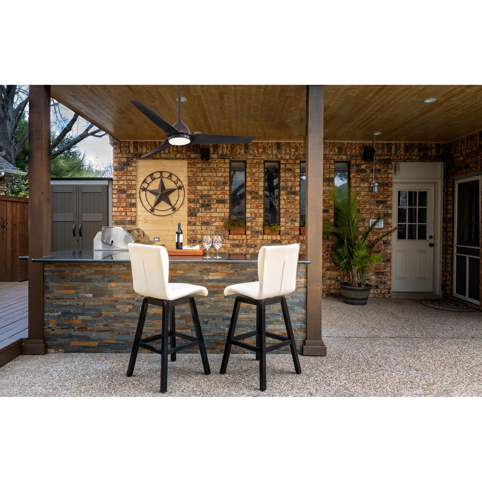 Shown in Kocoa finish and Opal Frosted glass