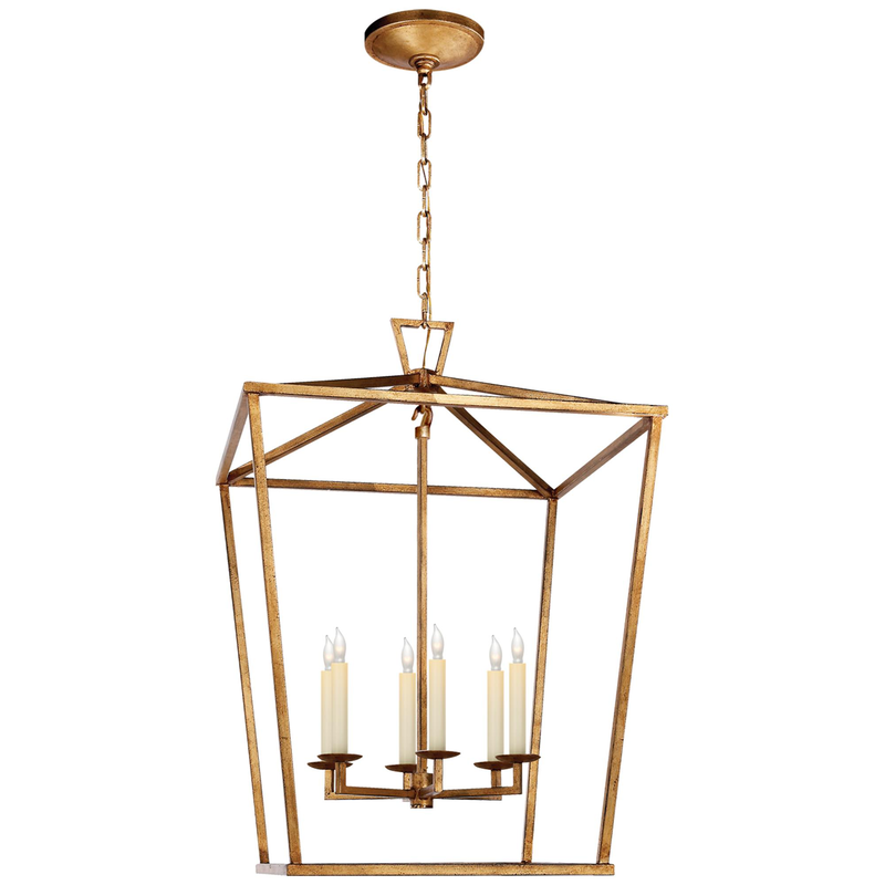 Chapman & Myers Darlana 24 Inch Cage Pendant by Visual Comfort Signature Collection