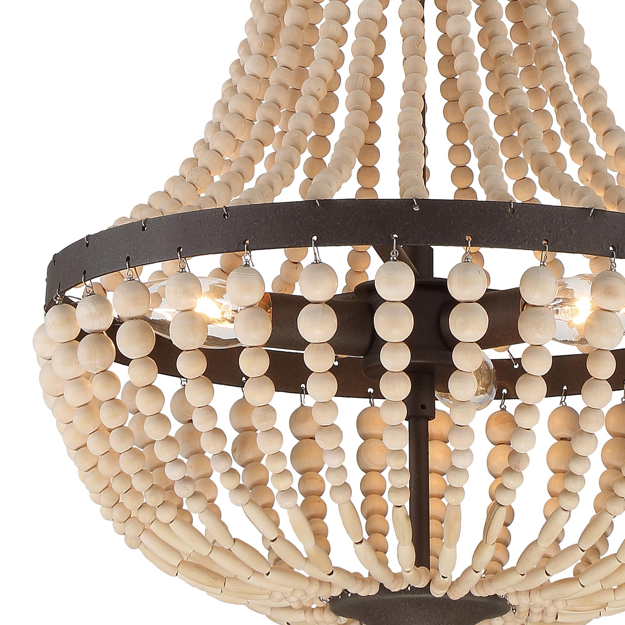 Rylee 14 Inch 3 Light Mini Chandelier by Crystorama