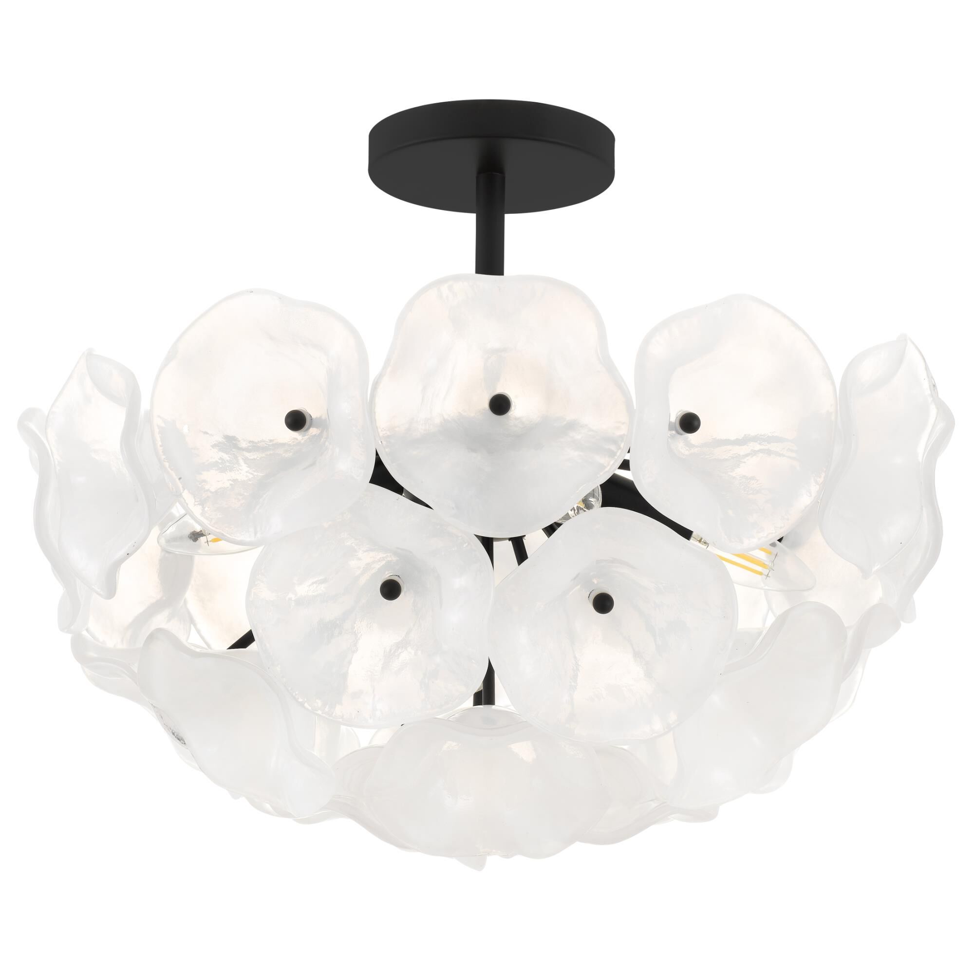 Audrey 19 Inch Semi Flush Mount by Quoizel