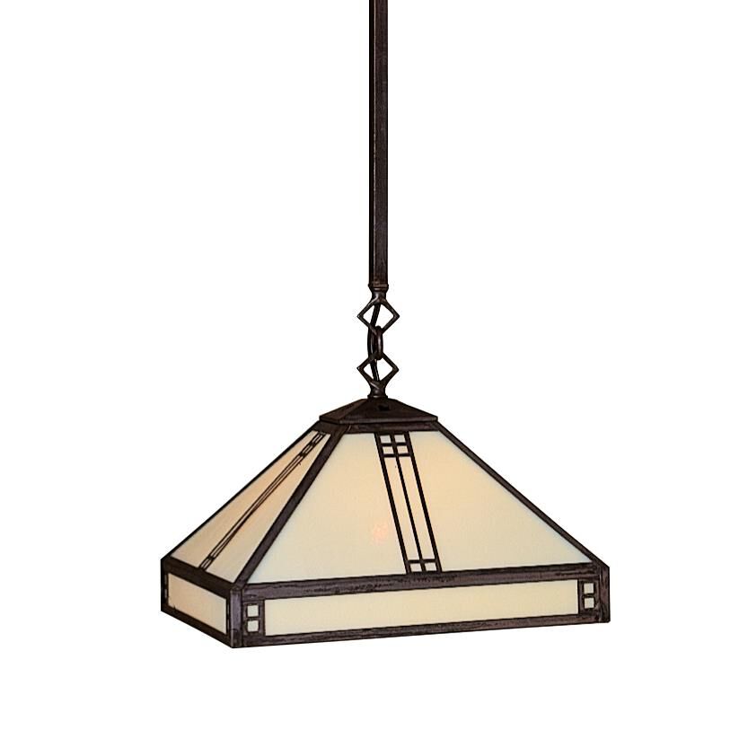 Prairie 12 Inch Mini Pendant by Arroyo Craftsman