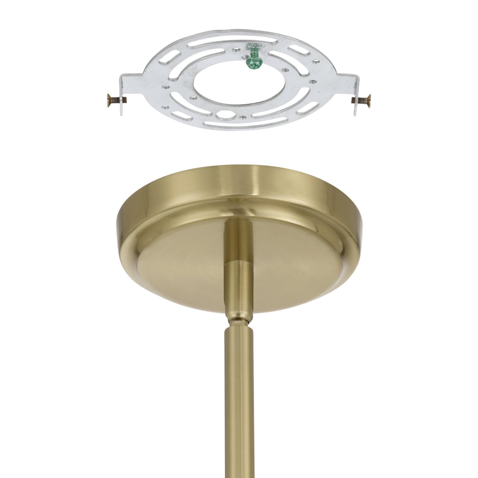 Shown in Brass finish