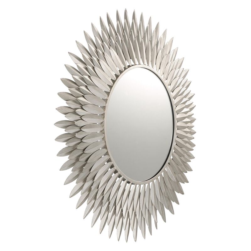 Broche 30 Inch Decorative Mirror by Crystorama