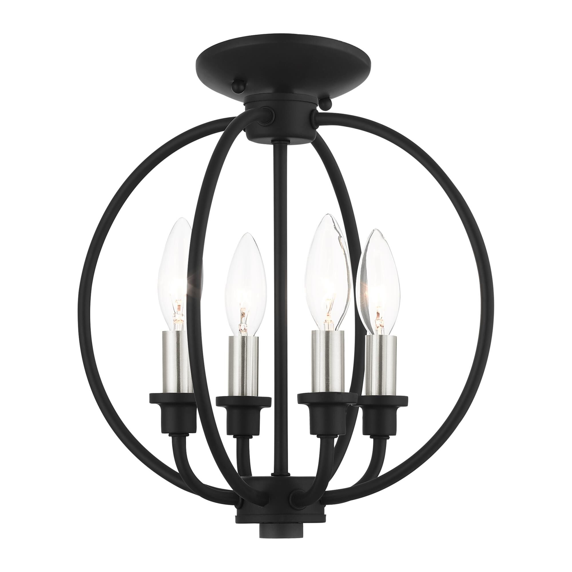 Milania 4 Light Mini Chandelier by Livex Lighting
