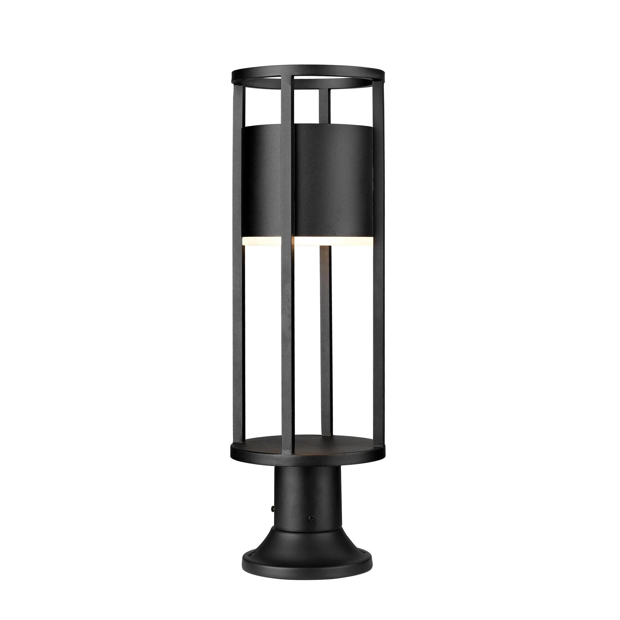 Shown in Matte Black finish and Etched glass