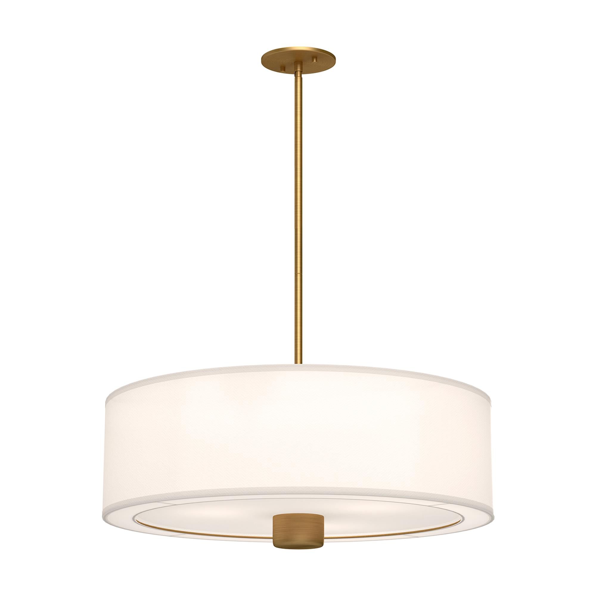 Shown in Aged Gold And White Linen finish