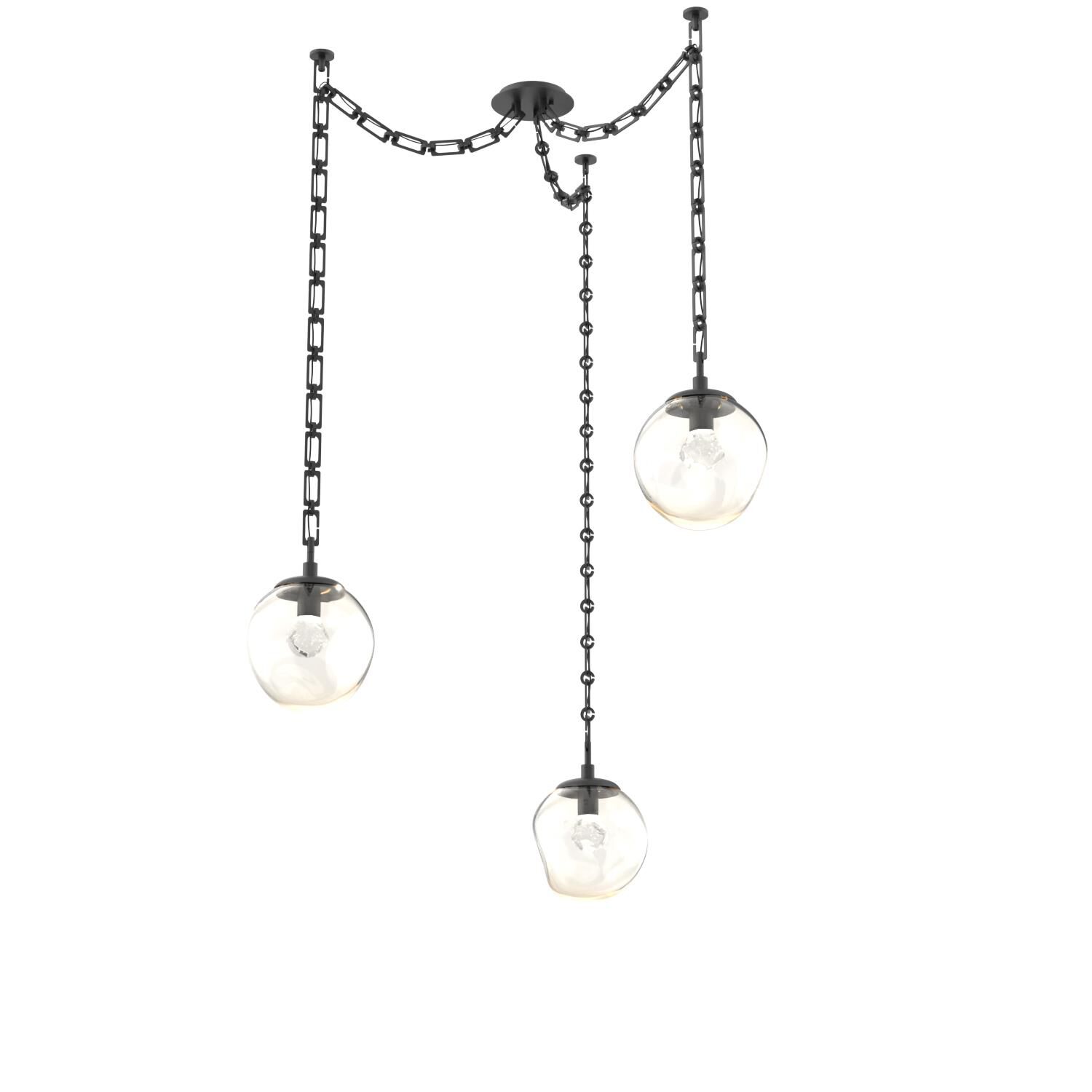 Levi Wilson Aster 19 Inch Multi Pendant Light by Hammerton Studio