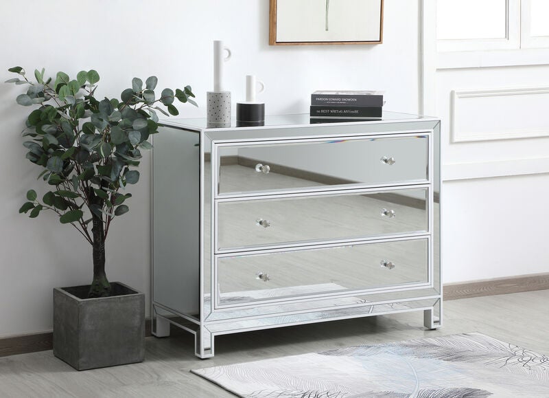 Reflexion 40 Inch Storage Cabinet by Elegant Decor