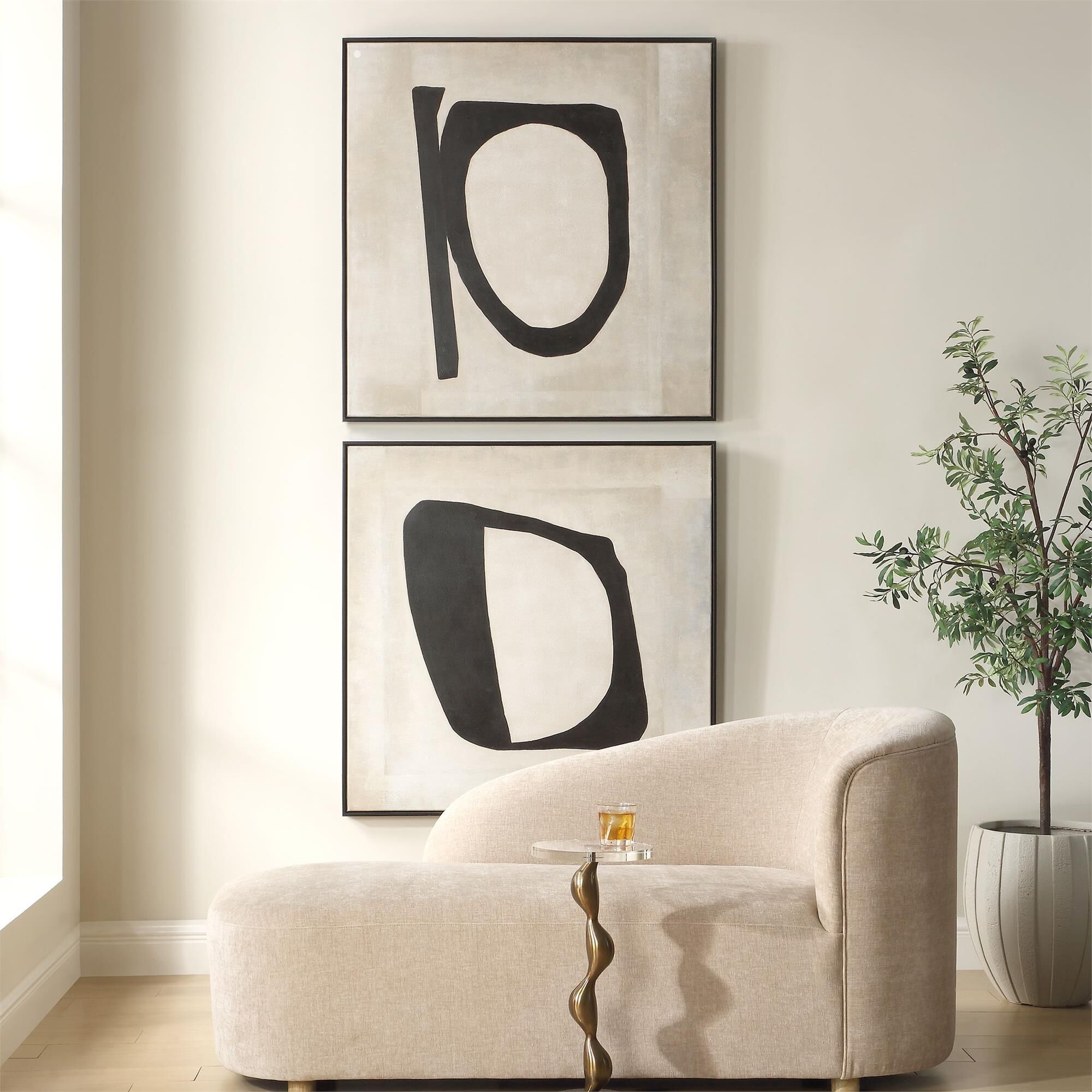 Renee Wightman Characters 41 Inch Painting,
