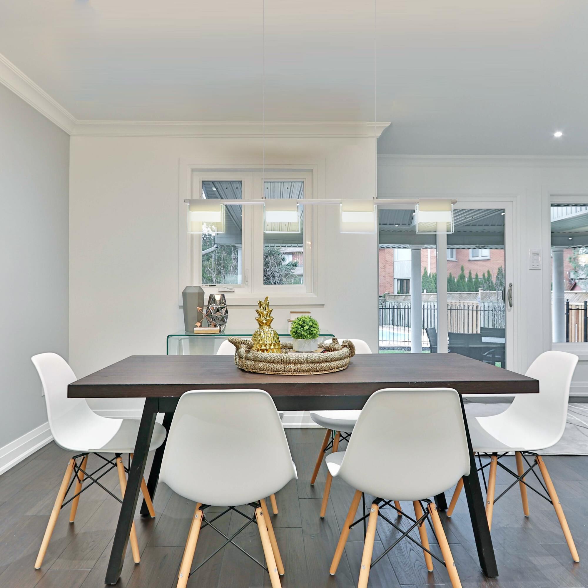 Vicino 29 Inch 4 Light LED Linear Suspension Light by Eglo Lighting