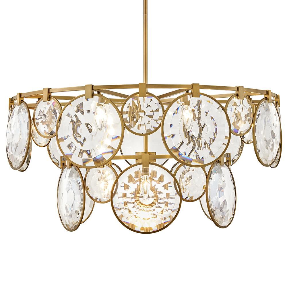 Nala 40 Inch 15 Light LED Chandelier by Fredrick Ramond