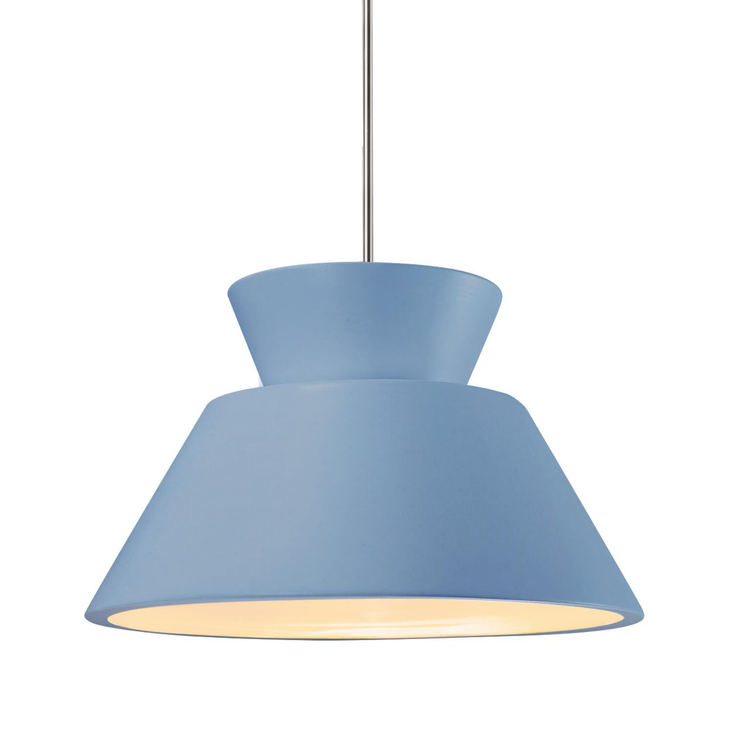 Shown in Polished Chrome finish and Sky Blue shade