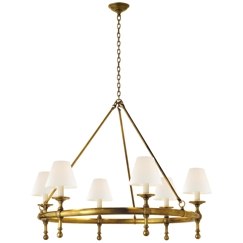 Chapman & Myers 33 Inch Chandelier by Visual Comfort Signature