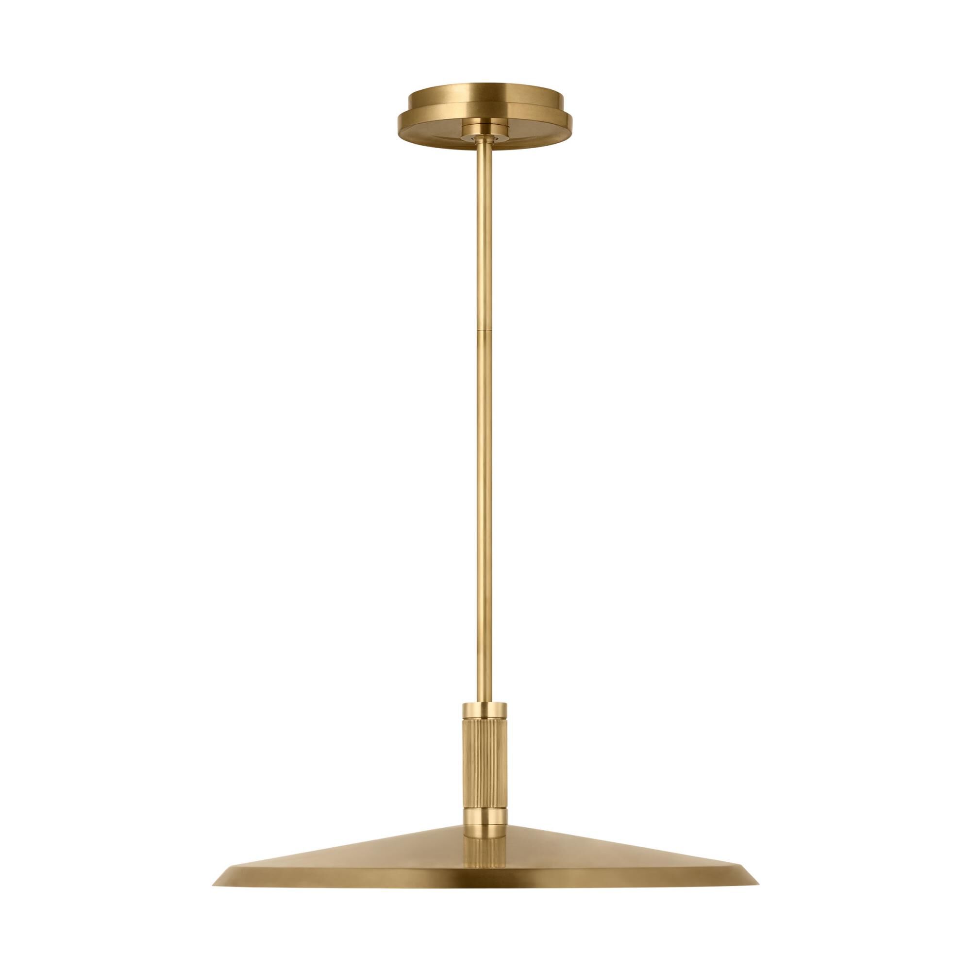 Shown in Hand Rubbed Antique Brass finish and Hand Rubbed Antique Brass shade