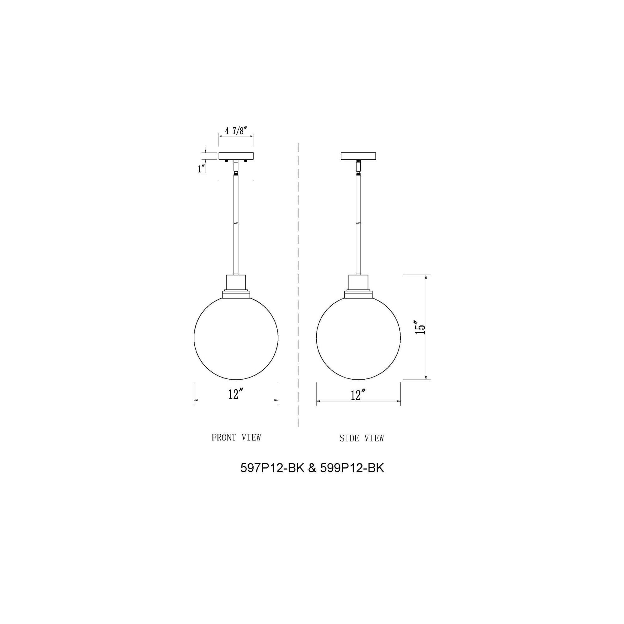 Z-Lite Laurent 12 Inch Mini Pendant