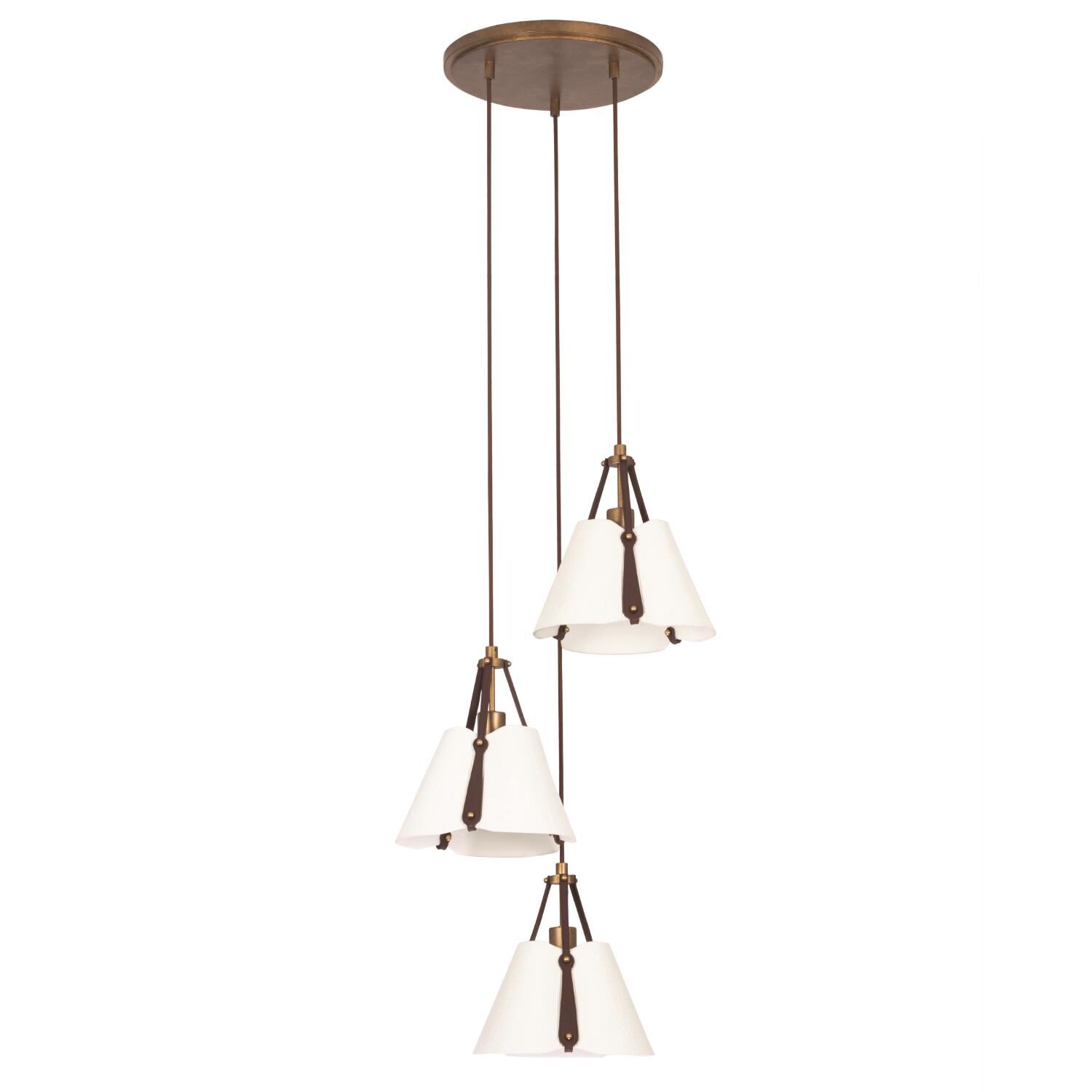 Embrace 21 Inch Multi Light Pendant by Kalco Lighting