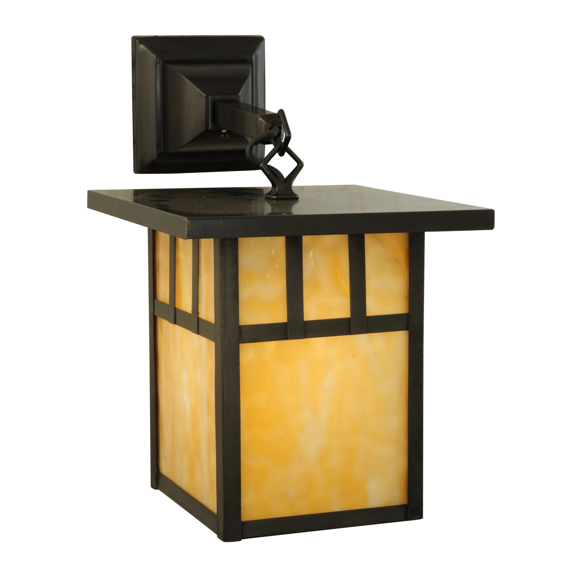 Hyde Park Double Bar Mission 13 Inch Wall Sconce by Meyda Lighting