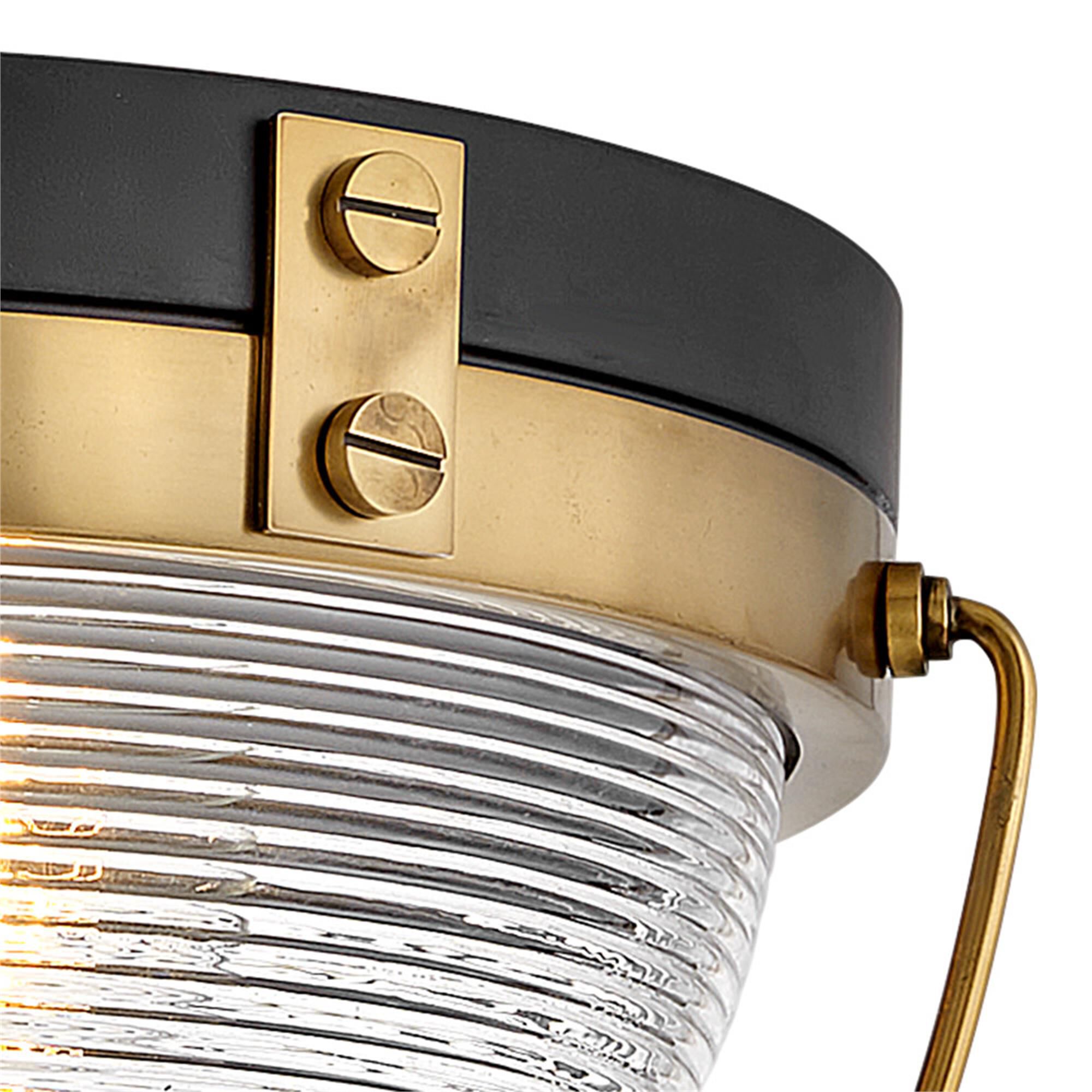 Crew 16 Inch 2 Light Flush Mount,
