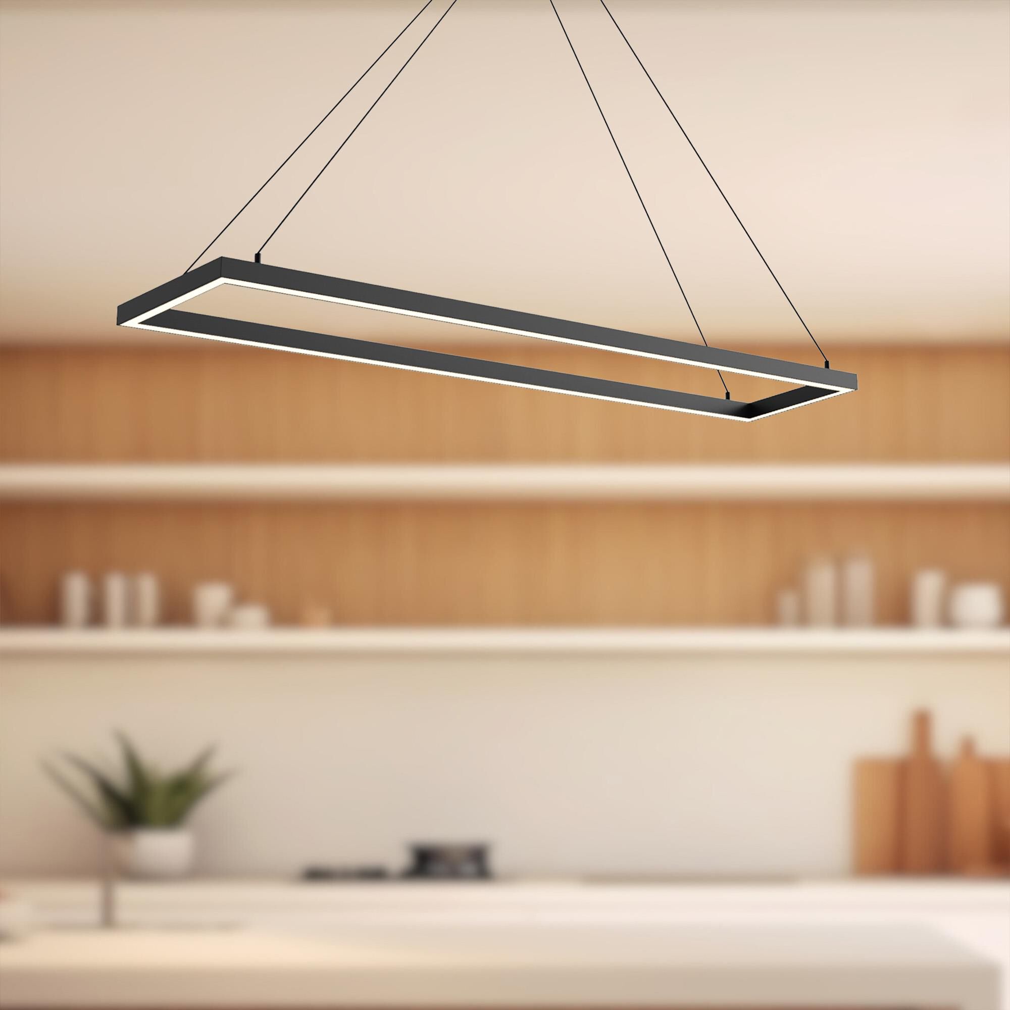 Piazza 47 Inch Linear Suspension Light by Kuzco Lighting