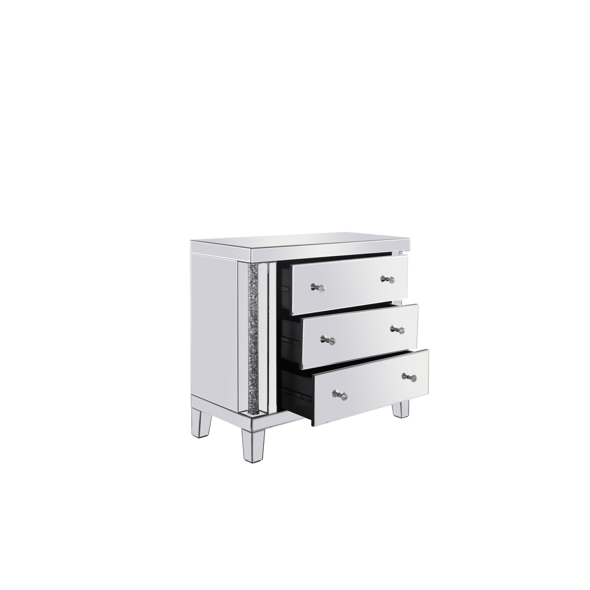 Shown in Clear Mirror finish and Royal Cut - Silver crystal