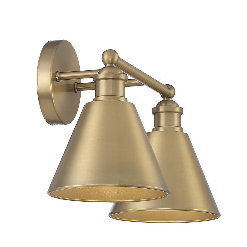 17 Inch 2 Light LED Bath Vanity Light by Meridian Lighting