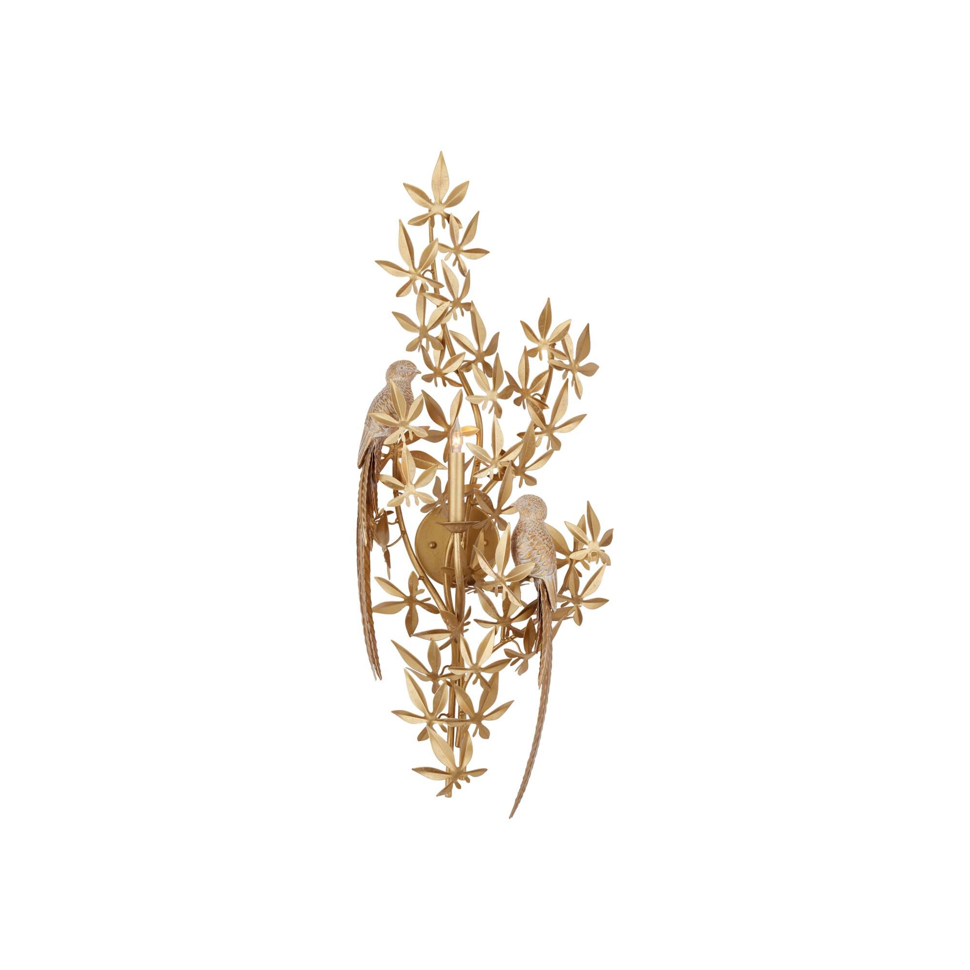 Aviary 14 Inch Wall Sconce by Currey and Company