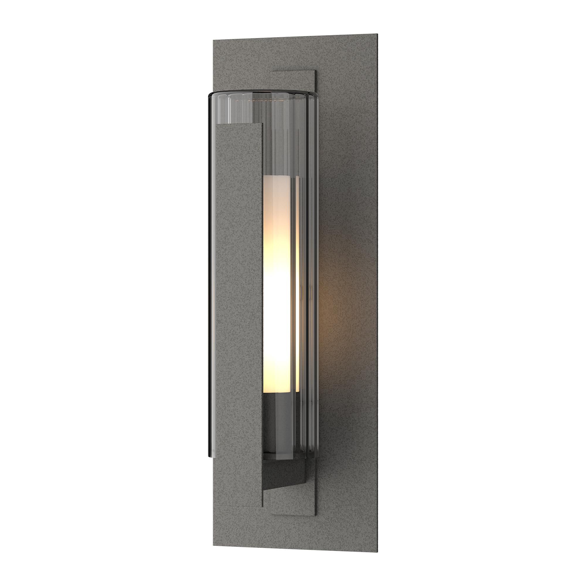 Shown in Coastal Natural Iron finish and Opal And Clear glass
