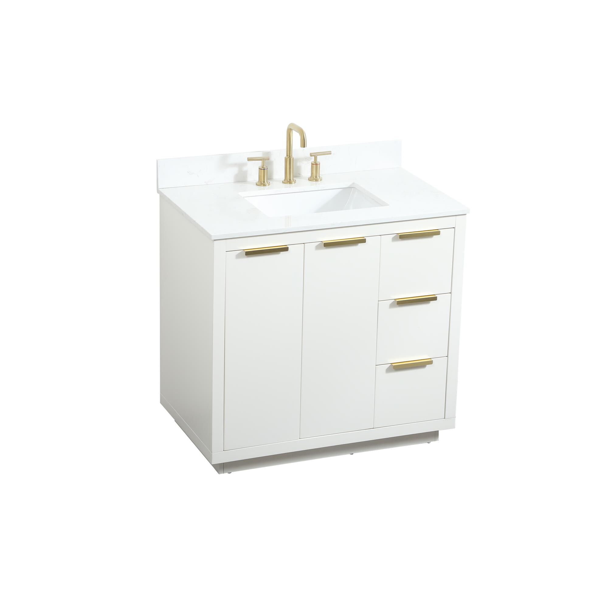 Shown in White finish