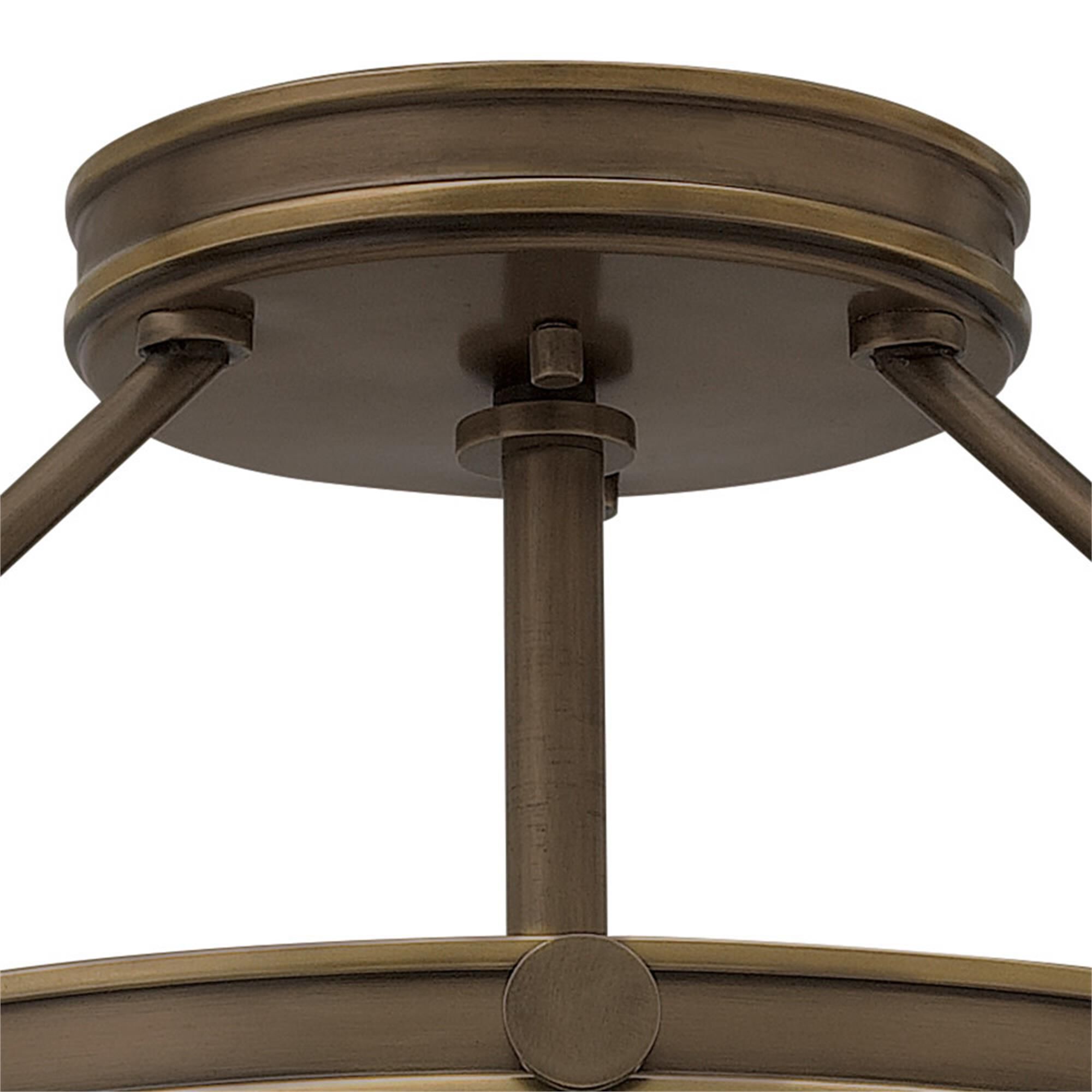 Collier 16 Inch Semi Flush Mount,