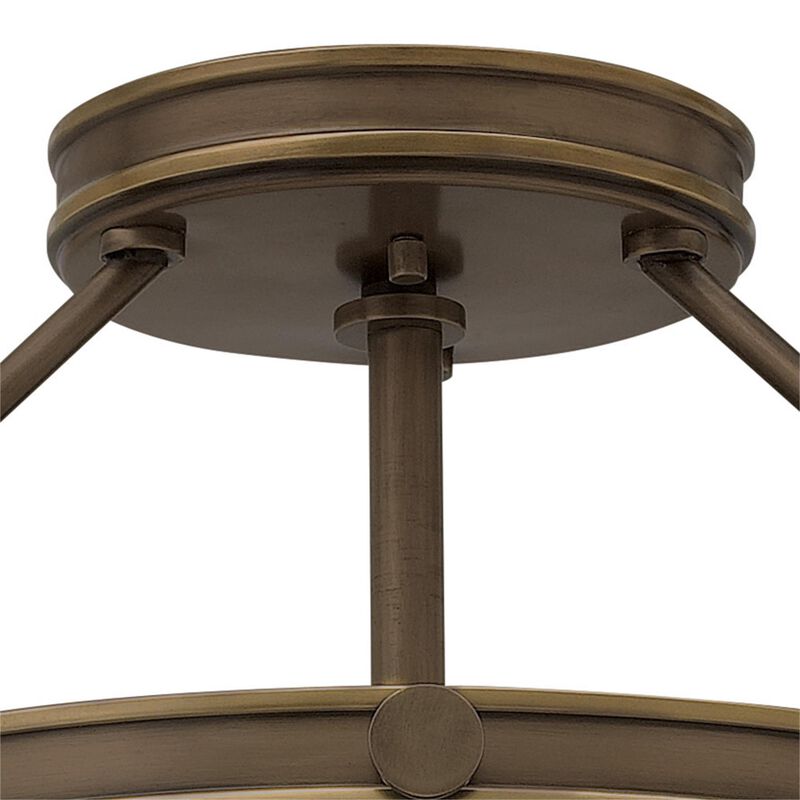 Collier 16 Inch Semi Flush Mount by Hinkley